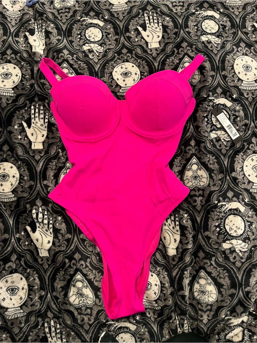 NWT Ta3swim Pink High Cut Lushy Medium Short F/G Cup
